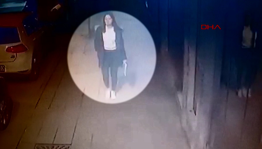 Ceren Özdemirin son anları kamerada