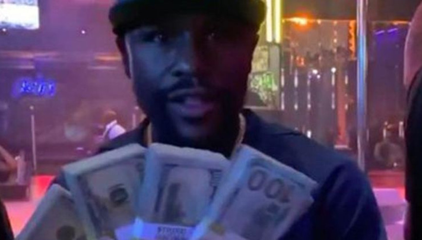 Floyd Mayweather gece kulübünde dansçılara 100 bin dolar dağıttı