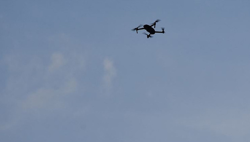 Sivil havacılık drone ile uçuşta