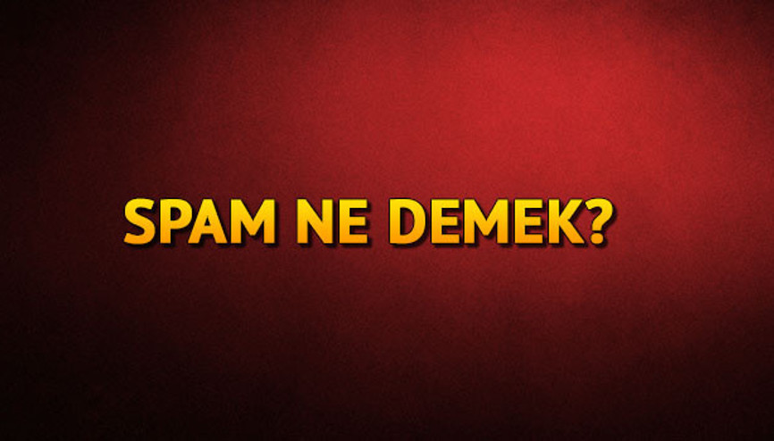 Spam ne demek