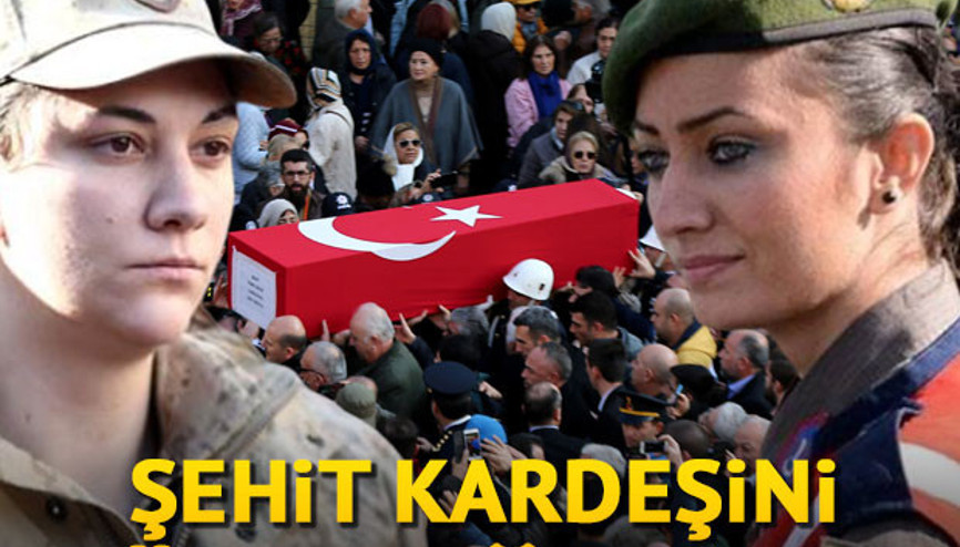 Şehit Üstçavuş Esma Çevike gözyaşlarıyla veda