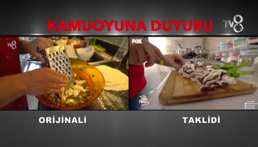 TV8’den Fox TVye “Yemekteyiz” yanıtı TV8’den Fox TVye “Yemekteyiz” yanıtı