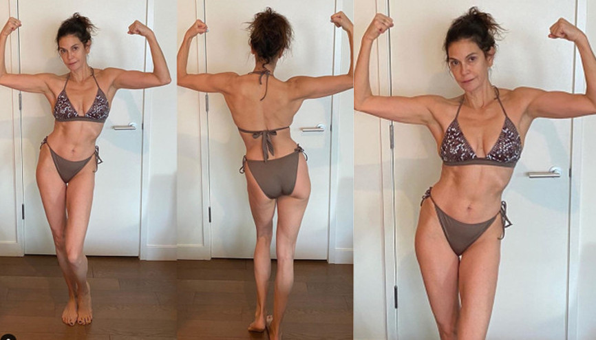 Teri Hatcher bu pozuyla meydan okudu: Ben niye bikiniyle poz verdim