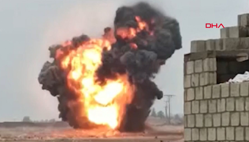 Rasulaynda bulunan patlayıcı, imha edildi