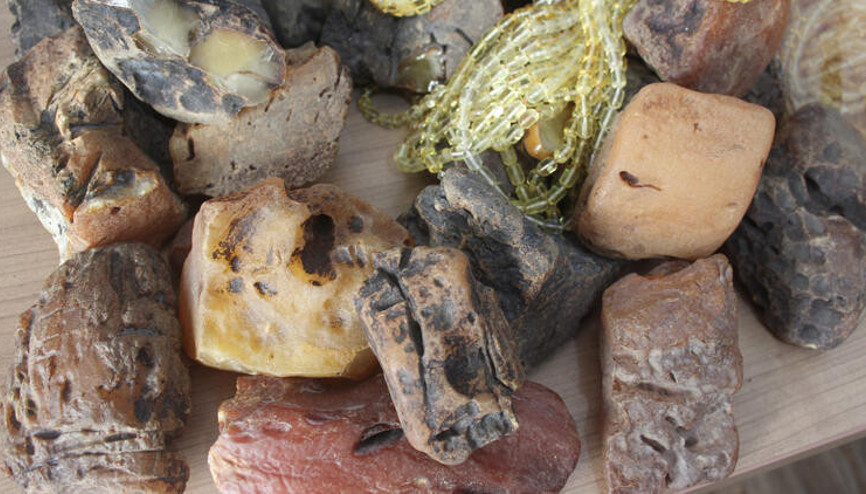 Zonguldak’ta piyasa değeri 500 bin lira olan kehribar taşı ele geçirildi