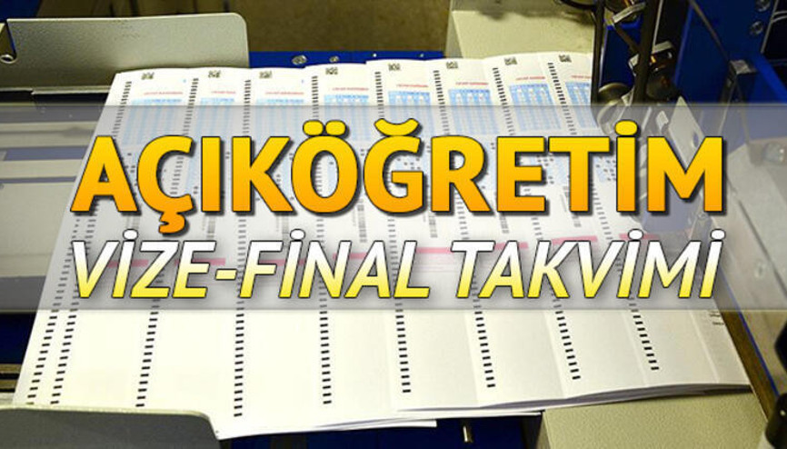 AÖF dönem sonu sınavları ne zaman yapılacak İşte 2019 2020 AÖF vize ve final sınavı takvimi