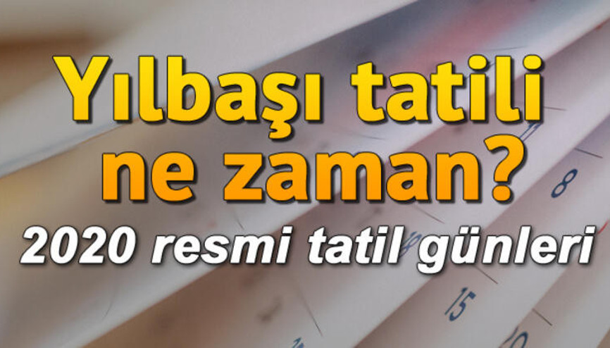 Yılbaşı tatili hangi güne denk geliyor