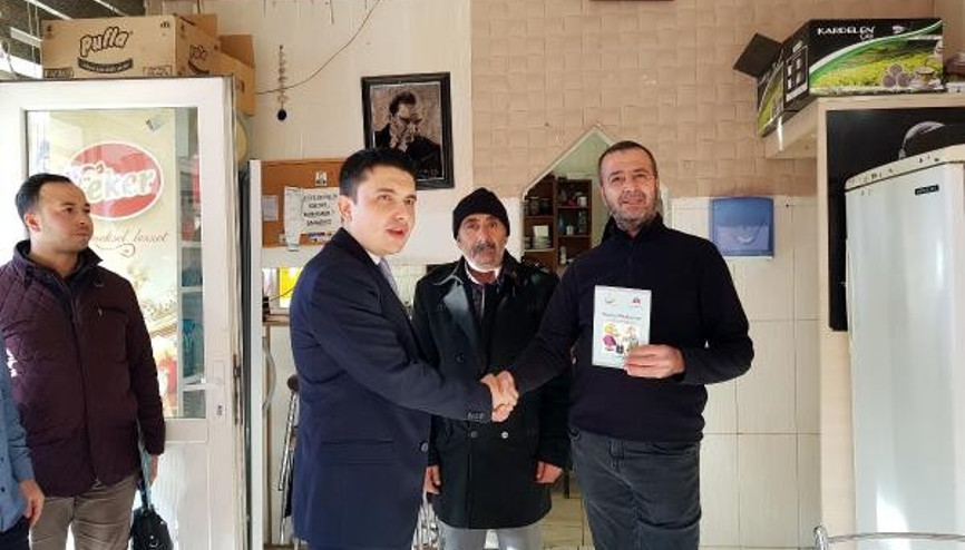 Kaymakam Şahin’den esnaf ziyareti