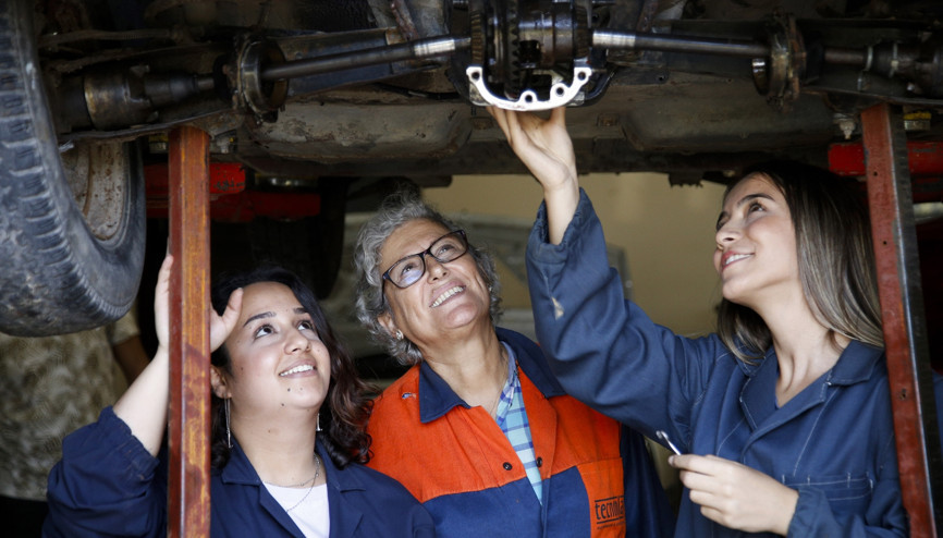 Otomobilin ‘kadın ustaları’