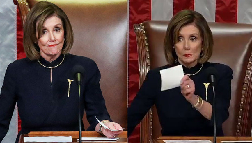 Trumpın azil oylamasına damga vuran an