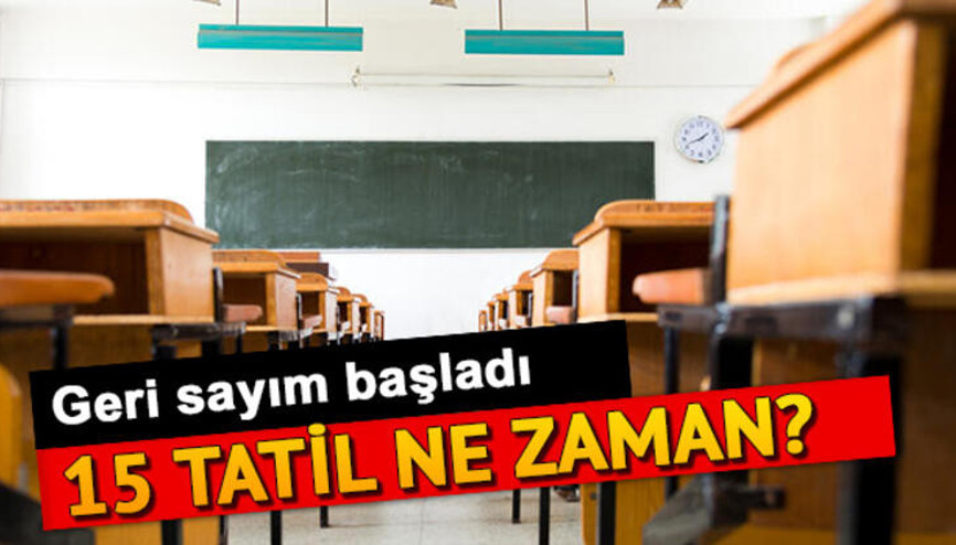 2020de okullar ne zaman kapanacak Ara tatil ve sömestr ne zaman