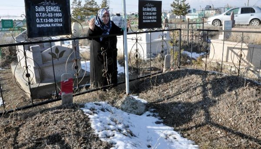 Çifte müebbet kararı onandı, eşi ve kızının mezarlarına koştu
