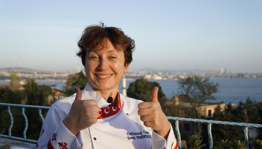 Rus şef Vorontsova Türk mutfağının lezzetlerini ve baharatlarını ülkesine tanıtıyor