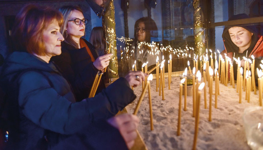 Fener Rum Patrikhanesi’nde Noel ayini