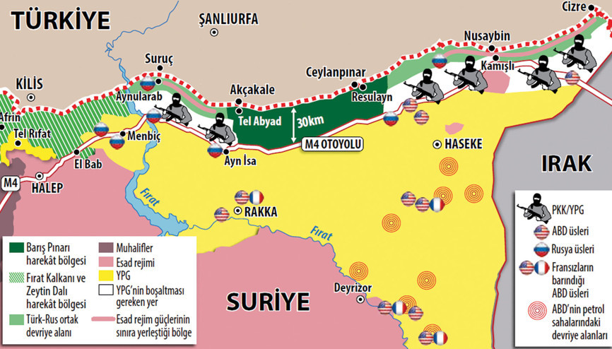 ABD ve Rusya taahhüt etmişti ama PKK/YPG ‘güvenli bölgeden’ çekilmedi ABD ve Rusya taahhüt etmişti ama PKK/YPG ‘güvenli bölgeden’ çekilmedi
