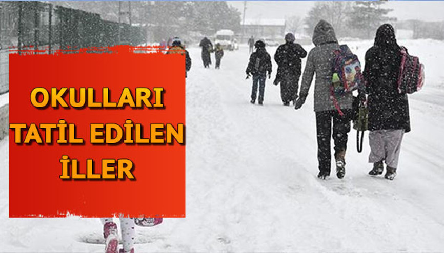 Gözler valiliklerde: Okullar hangi ilde kaç gün tatil Ankara ve Adanada okullar tatil mi Gözler valiliklerde: Okullar hangi ilde kaç gün tatil Ankara ve Adanada okullar tatil mi