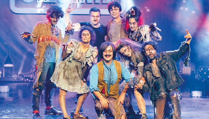 Komik zombiler... Cem Yılmazın yeni filminden renkli görüntüler