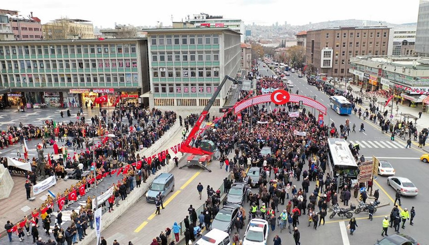Ata’mızı coşkuyla karşıladık