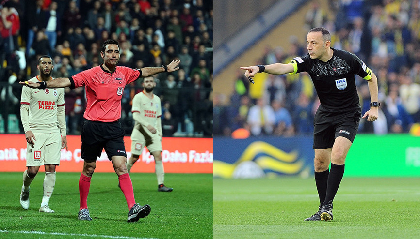 Süper Ligde ilk yarının hakem raporu Çakır ve Gençerler zirvede...