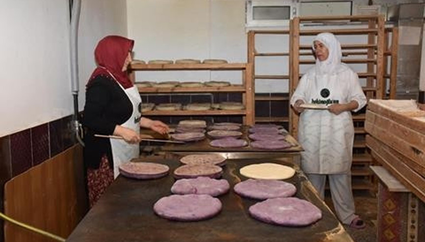 Kızılcahamam’ın mor bazlaması