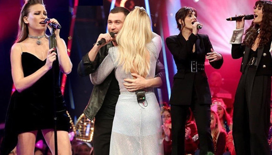 O Ses Türkiye Yılbaşı Özel programında neler yaşandı Geceye damga vuran olay