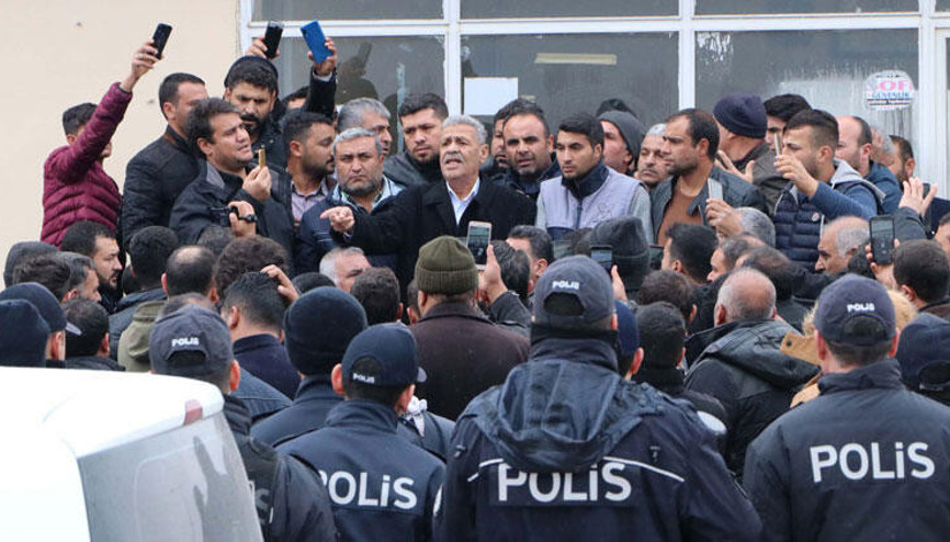 Nakliyecilerin eylemine polis izin vermedi