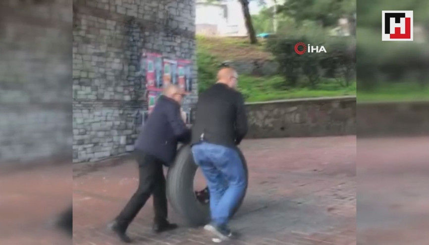 İstanbul’un göbeğinde akıl almaz kaza