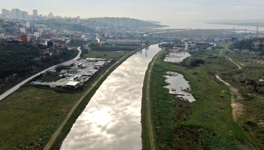 Kanal İstanbul güzergahı havadan görüntülendi
