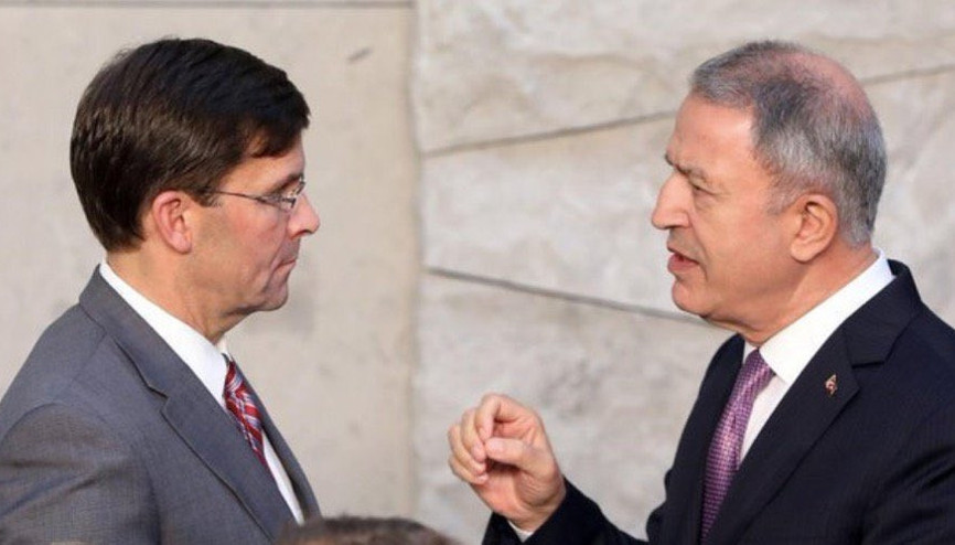 Son dakika... Milli Savunma Bakanı Hulusi Akar, ABD Savunma Bakanı Mark Esper ile görüştü