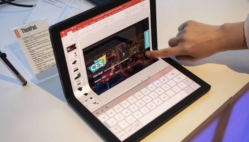 CES 2020: Lenovodan kitap gibi katlanan bilgisayar