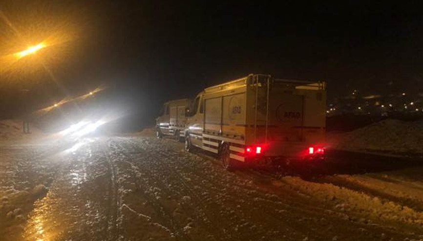 Adanada çığda kaybolan kişiye ulaşma çalışmaları sürüyor