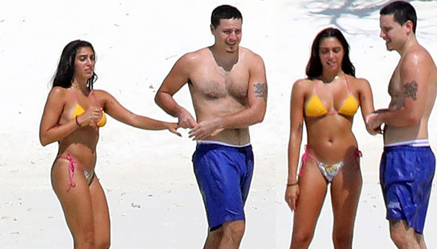 Pop müziğin kraliçesinin kızı tatilde