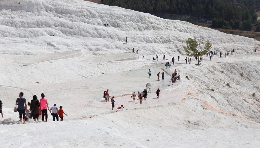 Pamukkale, yarıyılda yüzde 100 dolacak