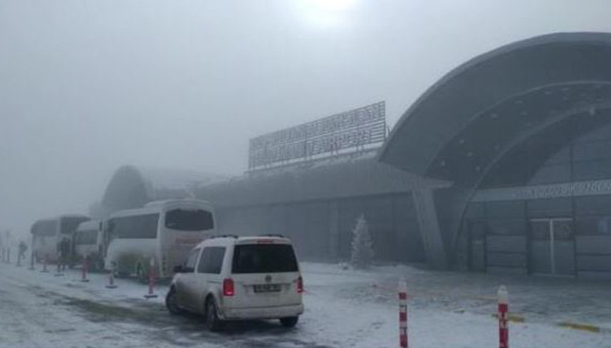 Muş’ta hava ulaşımına sis engeli
