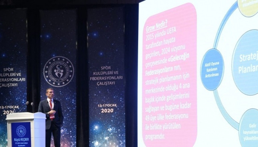 TFF’den UEFA Grow sunumu TFF’den UEFA Grow sunumu