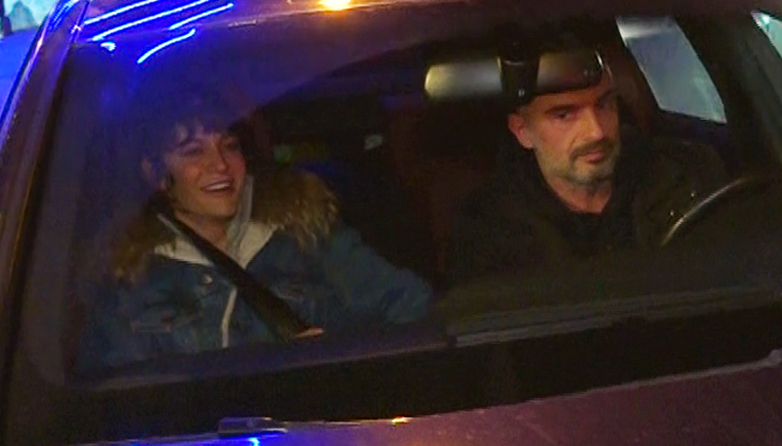 Berrak Tüzünataç ve sevgilisi Berk Suyabatmaz gecelerde