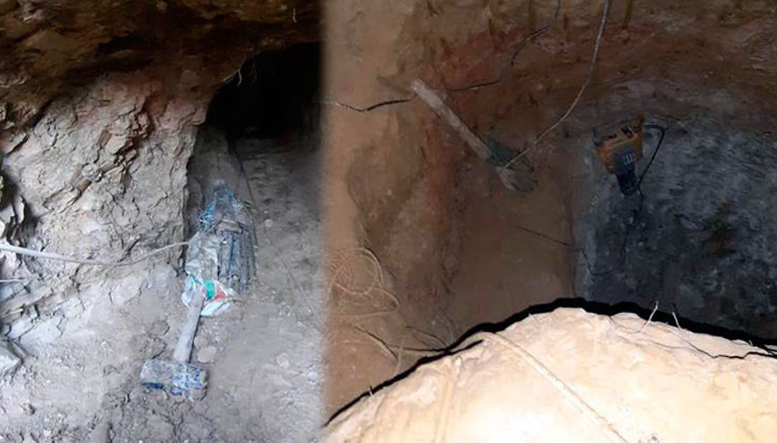 Dedikodu üzerine 10 metrelik tünel kazmışlar Kıskıvrak yakalandılar