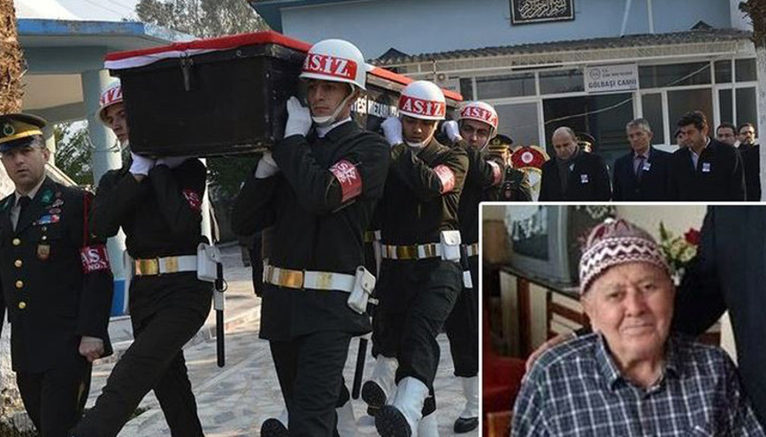 Kore gazisi, son yolculuğuna askeri törenle uğurlandı