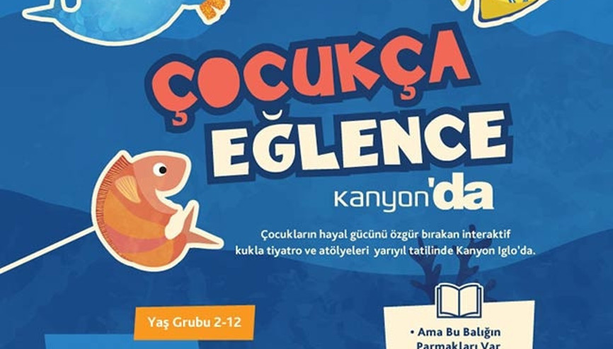 Çocukça eğlence Kanyonda