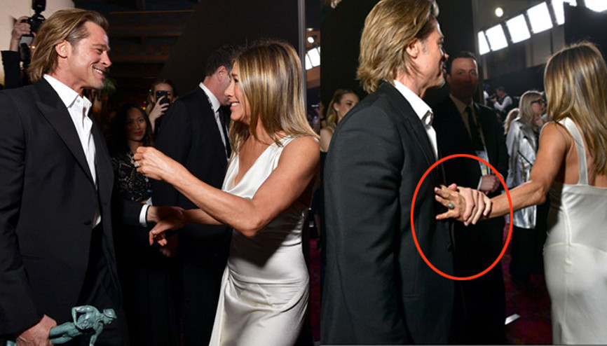 Jennifer Aniston ile Brad Pitt yıllar sonra el ele