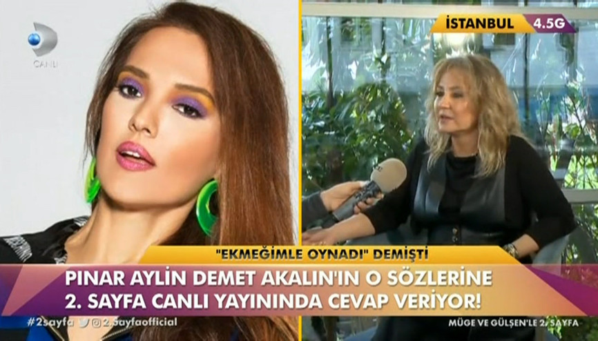 Demet Akalına Pınar Aylinden cevap geldi
