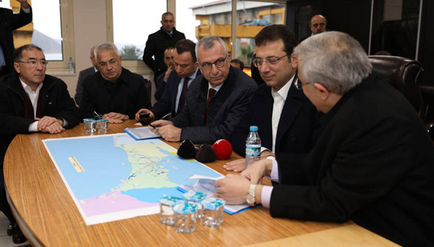 İmamoğlu Terkos gölünde incelemelerde bulundu