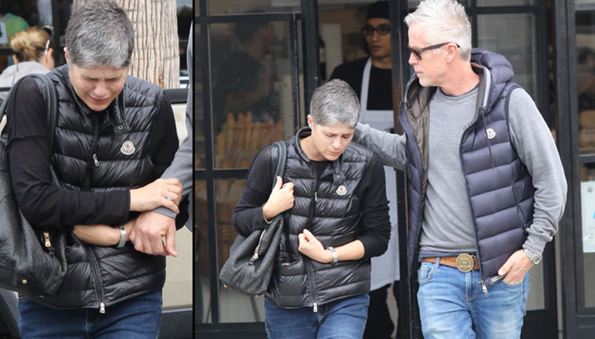 Acı içinde kıvrandı