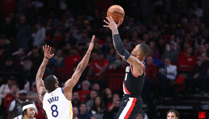 NBAde gecenin sonuçları | Lillarddan kariyer rekoru Warriors potasına 61 sayı...