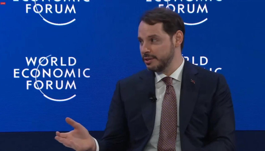 Bakan Albayrak Davos Zirvesinde Bakan Albayrak Davos Zirvesinde