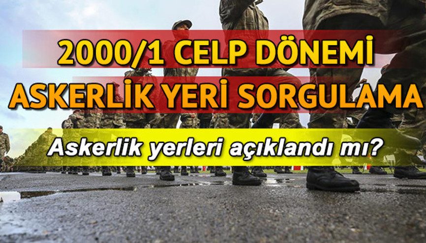 2020 Askerlik yeri sorgulama işlemi erişime açıldı mı E-Devlet ile askerlik yerleri sorgulama bu ekrandan yapılacak
