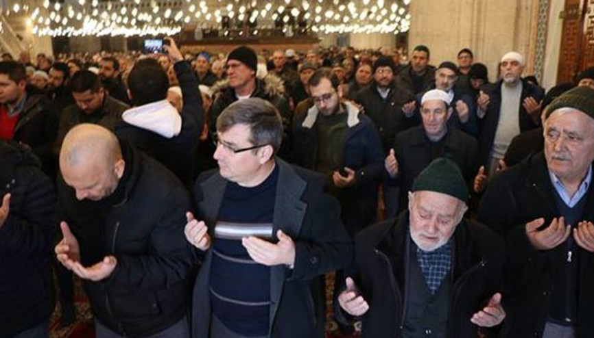 Selimiye Camiinde yağmur duası