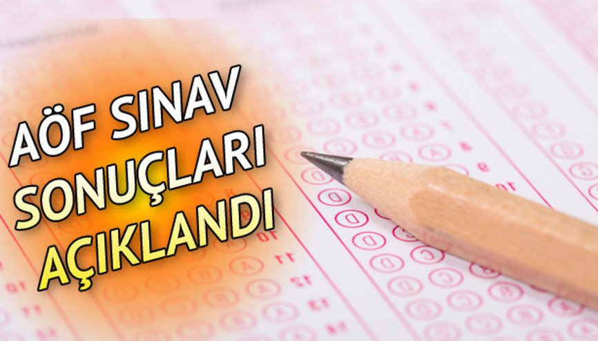 AÖF sınav sonuçları açıklandı.. İşte AÖF ders geçme notları ve sonuç sorgulama ekranı