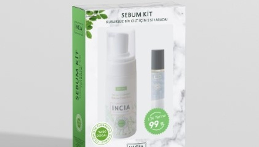 INCIA Sebum Kit ile Pürüzleri Ortadan Kaldırın