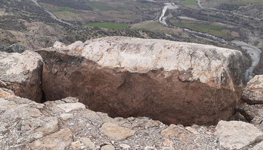 Adıyamanda hasar oluşan Arsemia Ören Yeri ziyaretçilere kapatıldı